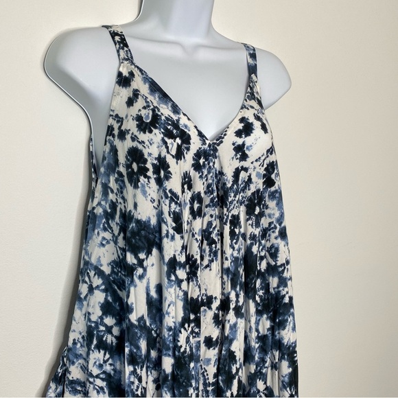 Japna Blue Tie Dye Wide Leg Jumpsuit - Picture 3 of 11
